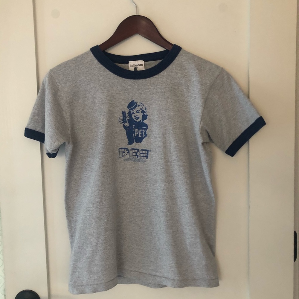 Pez Graphic T Grey and Navy